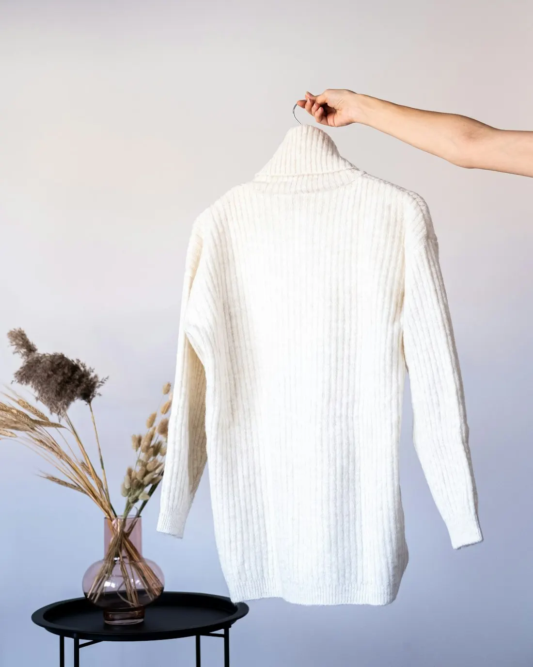 Jersey de lana blanco
